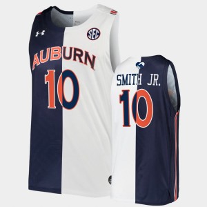 Men's Auburn Tigers Split Edition Navy White Jabari Smith Jr. #10 2022 Unite As One Jersey 649483-170