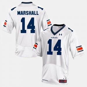 Youth Auburn Tigers College Football White Nick Marshall #14 Jersey 840910-246