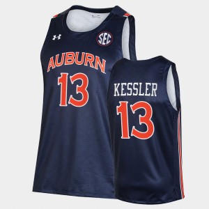 Men's Auburn Tigers College Basketball Navy Walker Kessler #13 Jersey 688017-302