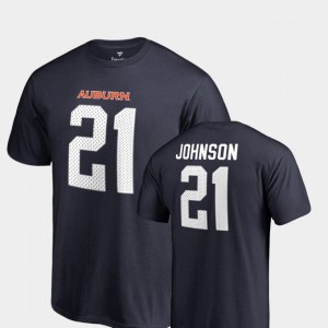 Men's Auburn Tigers College Legends Navy Kerryon Johnson #21 Name & Number T-Shirt 533184-384